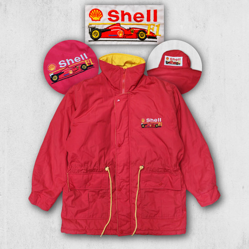 Vintage ferrari shell - f1,